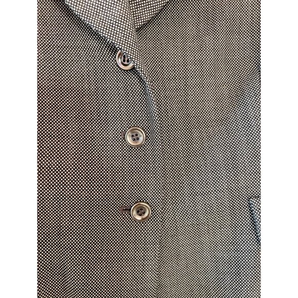 TAHARI Women's Sz 12 Tweed Suit Arthur S Levine Black Wht Wool Poly Blend Lined - Picture 5 of 16